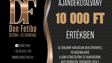 Don fetibo ajándékutalvány